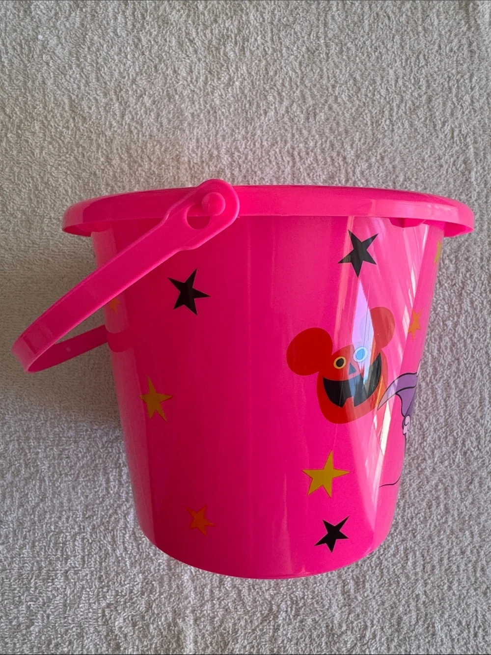 Disney Minnie Mouse Pink Trick-or-Treat Halloween Candy Bucket